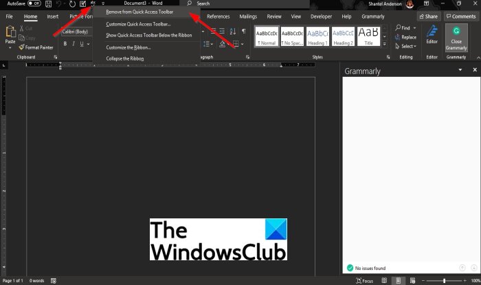 1728796136 694 How to customize the Quick Access toolbar in Office programs