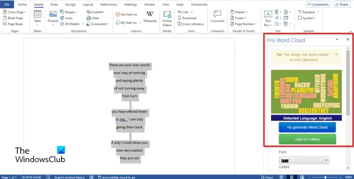 1728796755 106 How to create a Word Cloud in Microsoft Word