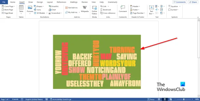 1728796755 522 How to create a Word Cloud in Microsoft Word