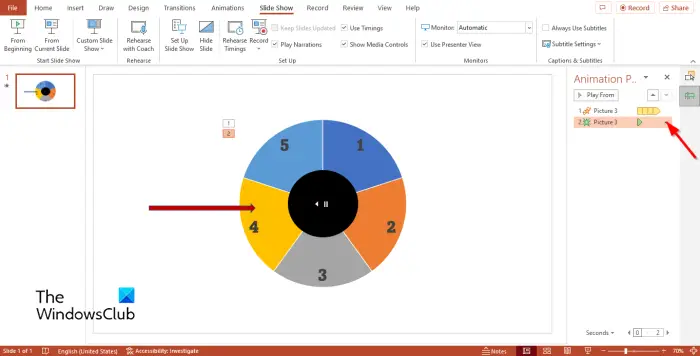 1728819081 553 How to create a Spinning Wheel animation in PowerPoint