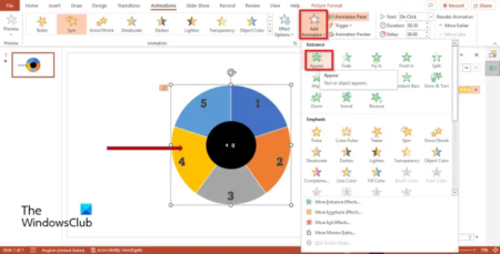 How to create a Spinning Wheel animation in PowerPoint