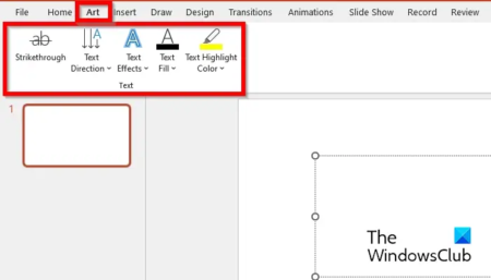 How to create menu tabs in PowerPoint