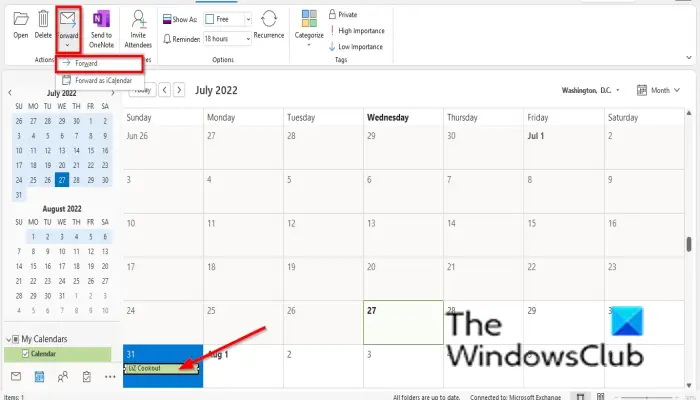 1728856243 341 How to attach Calendar Invite to an email in Outlook