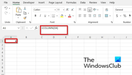 How to use the Column and Columns functions in Excel