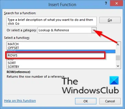 1728920173 454 How to use the ROW or ROWS function in