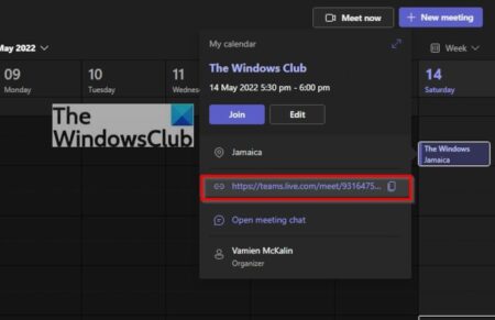 How to create Microsoft Teams meeting links from Teams and Outlook