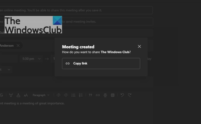 1728990030 434 How to create Microsoft Teams meeting links from Teams and