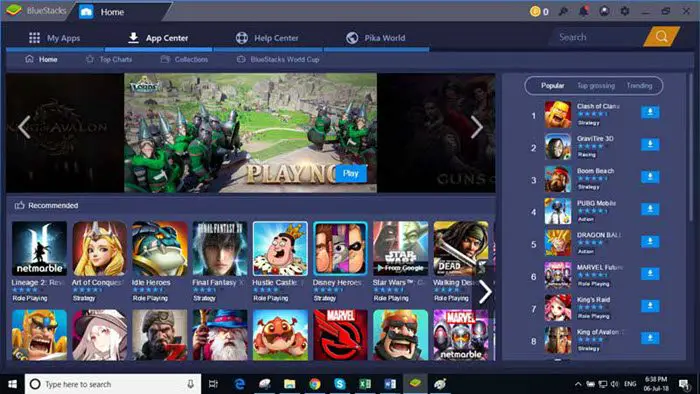 BlueStacks for PC