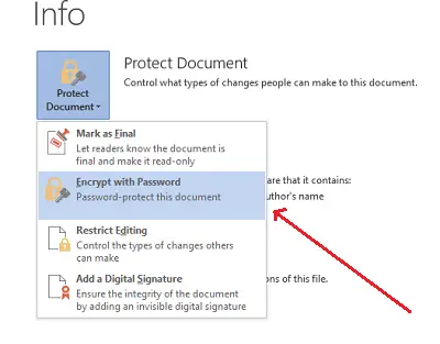 Encrypt with password