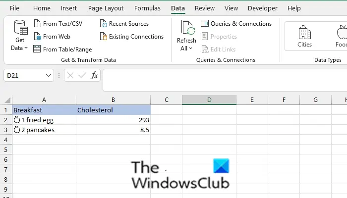 1729100998 803 How to use Food Data Type in Microsoft