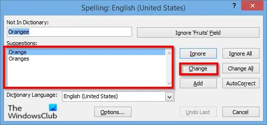 1729113984 249 How to use Spelling in Access