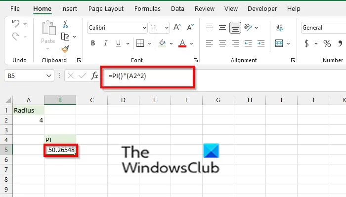 1729157337 414 How to use the PI function in