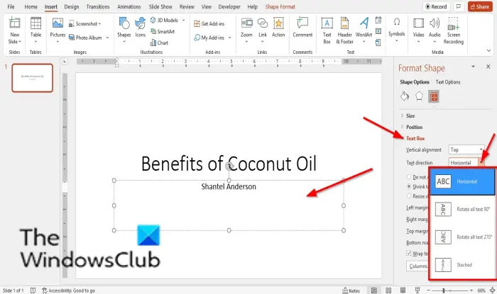 1729200819 467 How to rotate or change Text Direction in PowerPoint