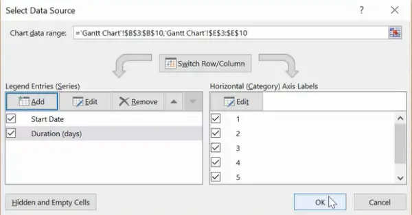 1729219027 561 How to create Gantt Chart using Microsoft