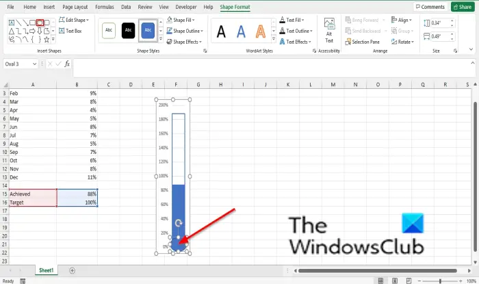 1729282970 251 How to create a Thermometer Chart in