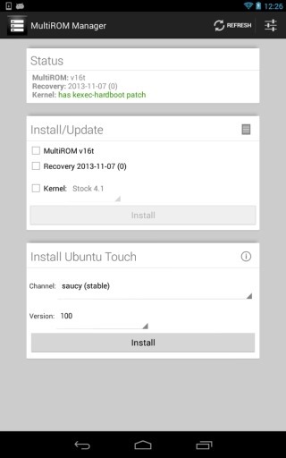 MultiROM Manager for Android 1