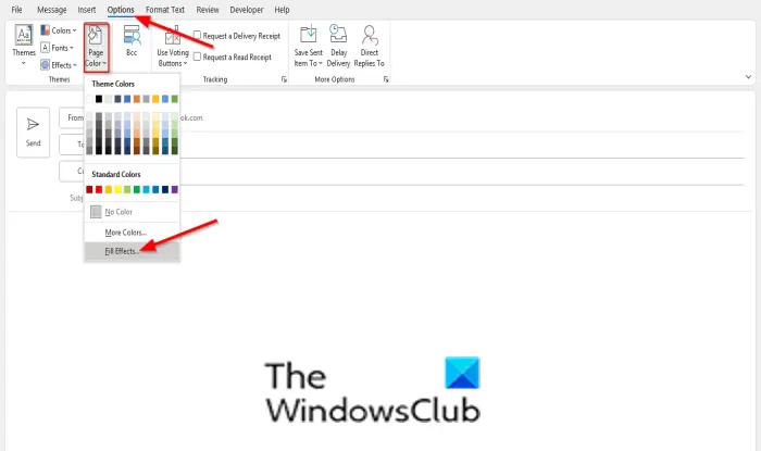 1729302755 615 How to add Watermark in Outlook email