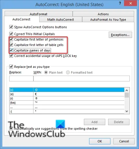 1729304996 31 How to enable and disable Auto capitalization in Word