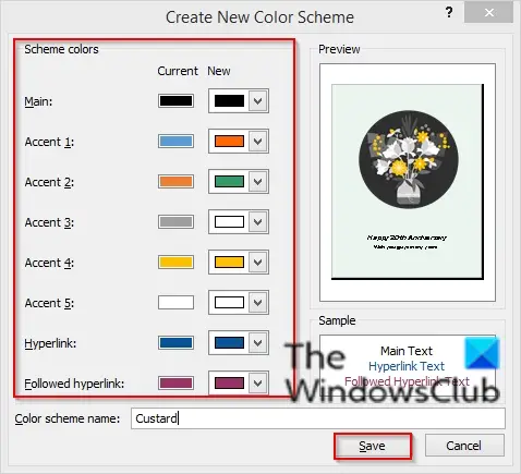 1729307145 110 How to apply a Color Scheme in Publisher