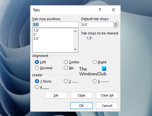 1729322987 269 How to set up and use Tab Stops in Microsoft