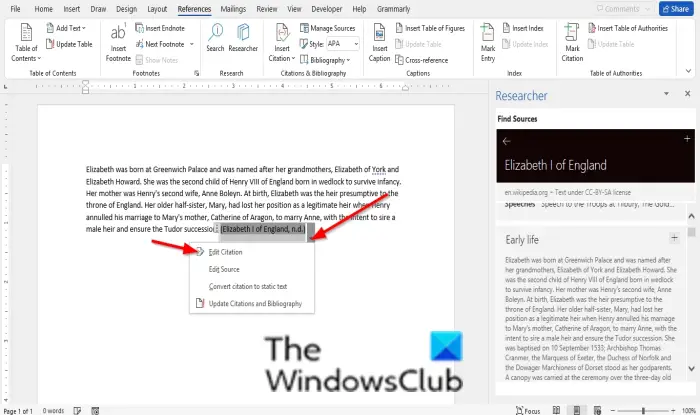 1729326159 166 How to use Researcher in Microsoft Word to research for