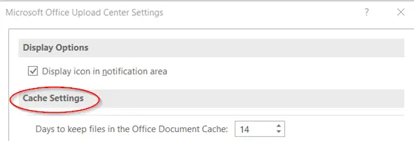 1729333265 608 Where are Office Document Cache settings and how to clear