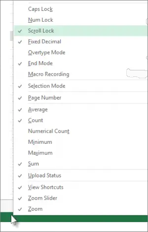 Arrows keys not working in Excel