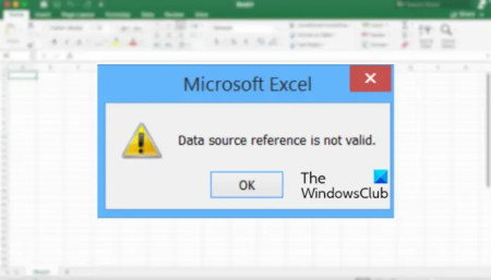 Data source reference is not valid in Excel [Fix]