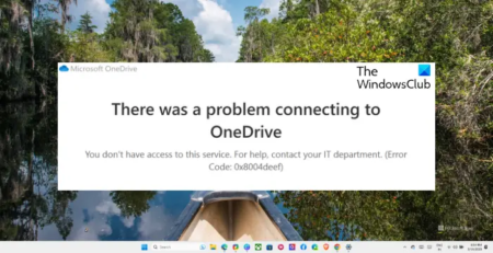 Error 0x8004deef when signing in to OneDrive [Fix]