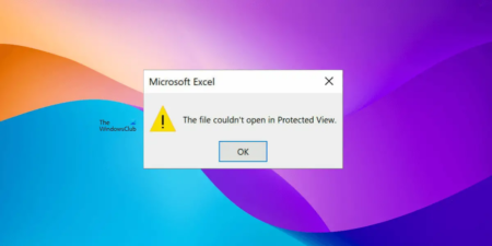 The File couldn’t open in Protected View