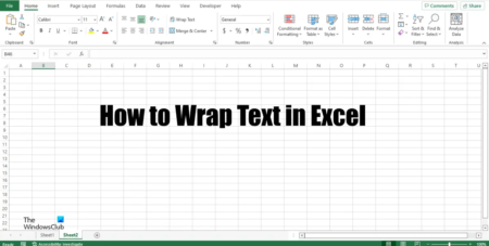 How to wrap text in Excel