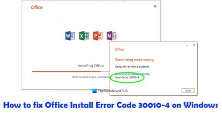 Fix Office Error Code 30010-4 during Installation or Upgrade