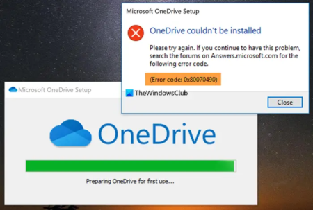 Fix OneDrive Personal Vault Error Code 0x80070490