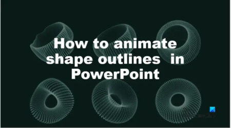 How to animate Shape outlines in PowerPoint