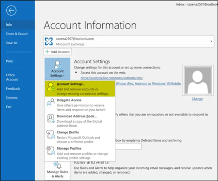 How to change how much email to keep offline in Outlook