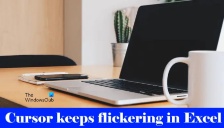 How to fix flickering cursor in Excel