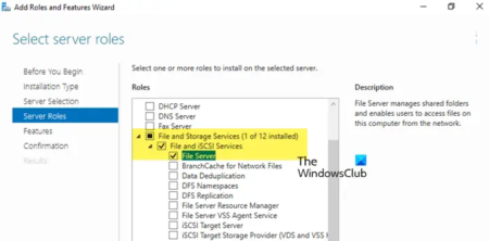 How to install and configure File Server on Windows Server