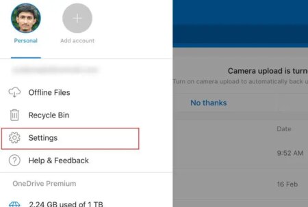 How to lock OneDrive with Password, Touch ID or Face ID on iPad