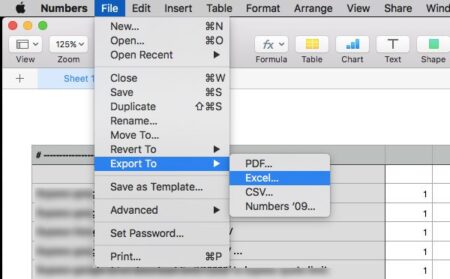 How to open Apple Numbers file in Excel on Windows PC