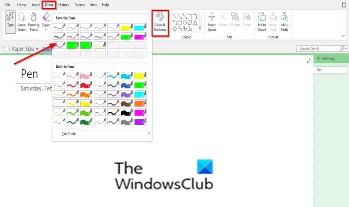 How to use the Highlighter Pen in OneNote