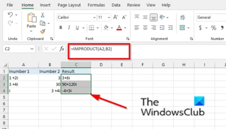 How to use the IMPRODUCT function in Excel