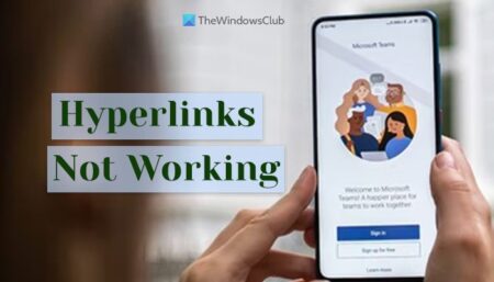 Hyperlinks not working in Microsoft Teams