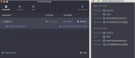 Integrate ProtonMail with your email client wit ProtonMail Bridge