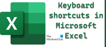 Microsoft Excel shortcut keys and their functions