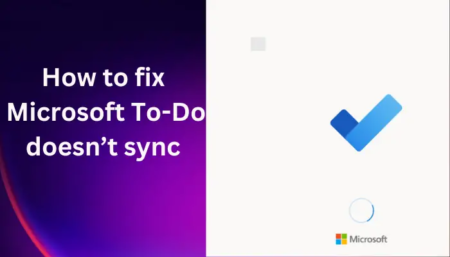 Microsoft To-Do not syncing between devices