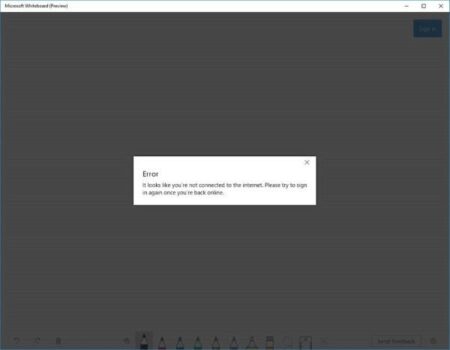 Microsoft Whiteboard not working, writing, launching, drawing, syncing