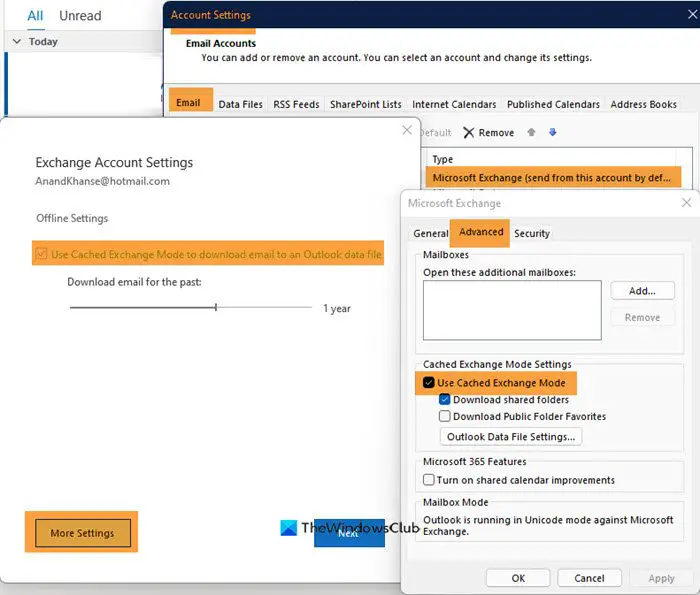 Outlook Error 0x8004011D The server is not available