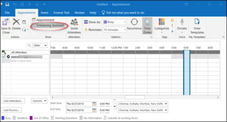 How to schedule a Skype meeting on a Group Calendar in Outlook