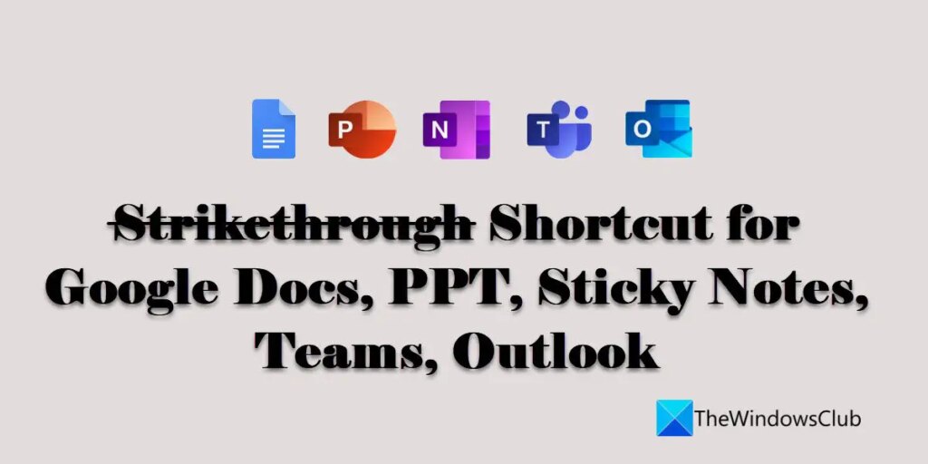 Google Docs, PowerPoint, Sticky Notes, Teams