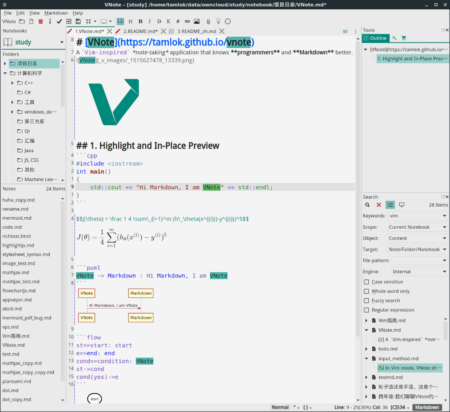 How to install the VNote markdown editor on Linux